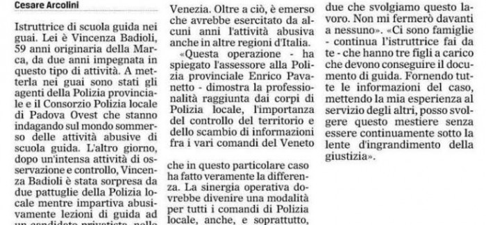 Emilio Patella: “A Padova qualcuno è intervenuto per ripristinare la legalità”