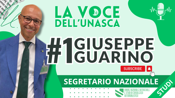 La Voce dell’Unasca: #1 Giuseppe Guarino – Segretario Nazionale Studi