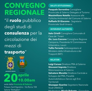 Convegno Regionale UNASCA Studi – Salerno 20 aprile 2024 ore 10