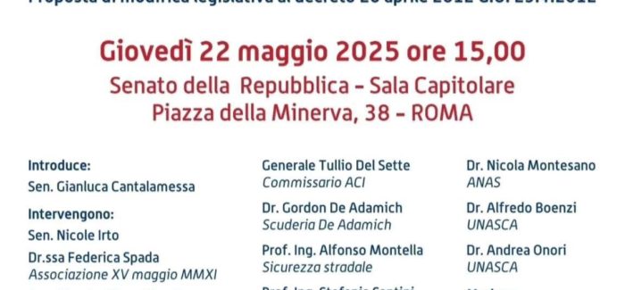 Sicurezza stradale e formazione consapevole: l’appello di UNASCA per un futuro più sicuro