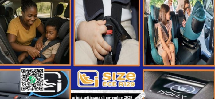 Oggi si parte: Settimana “Sicurezza dei Bambini in Auto” (3–9 nov) — materiali e azioni per le vostre sedi