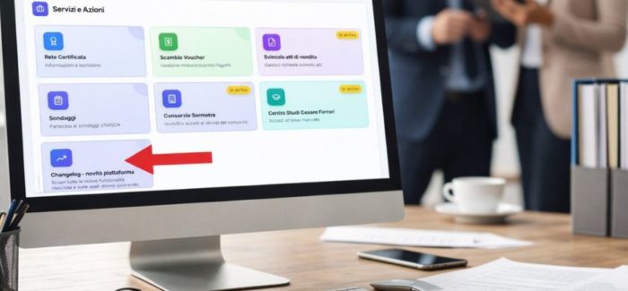 UNASCA Studi: online la nuova pagina Changelog con tutte le novità sulla piattaforma e i servizi digitali.