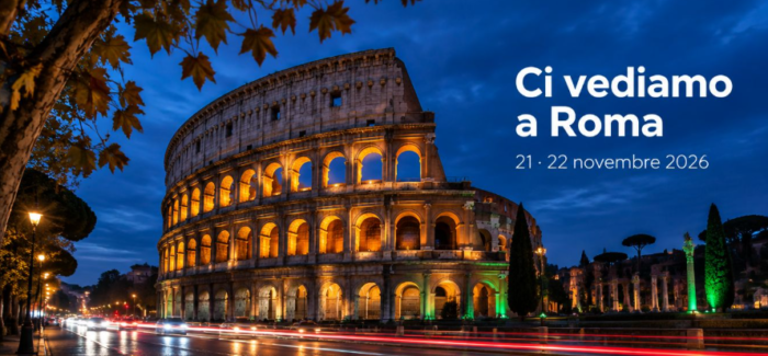 Ci vediamo a Roma! Appuntamento associativo UNASCA – 21 e 22 novembre 2026